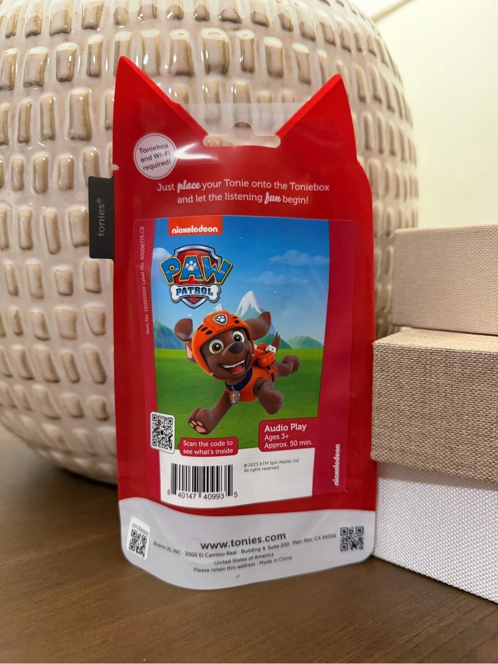 tonies PAW Patrol Zuma Audio Figure - Orange